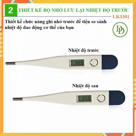 Nhiệt kế điện tử kẹp nách hoặc ngậm miệng